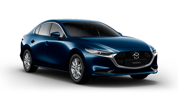 Купить Mazda 3 Sedan IV 2025 2026 в Новосибирске - Летный микрорайон 12 - auto-stocks.ru - цвет Deep Crystal Blue