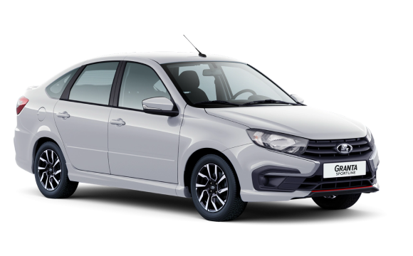 Купить Lada Granta Sportline Лифтбек I Рест 2024 2025 в Новосибирске - Летный микрорайон 12 - auto-stocks.ru - цвет Белый "Ледниковый"