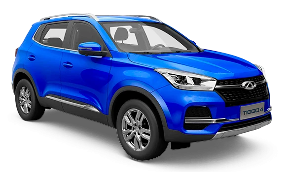 Купить Chery Tiggo 4  2024 2025 в Новосибирске - Летный микрорайон 12 - auto-stocks.ru - цвет Синий