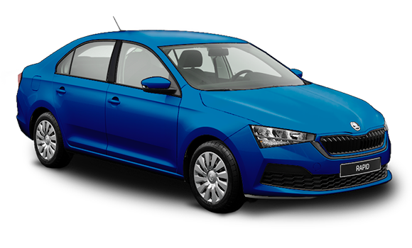Купить Skoda Rapid II 2025 2026 в Новосибирске - Летный микрорайон 12 - auto-stocks.ru - цвет Синий металлик reef blue