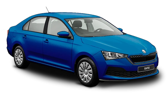 Купить Skoda Rapid New  2024 2025 в Новосибирске - Летный микрорайон 12 - auto-stocks.ru - цвет Синий металлик reef blue