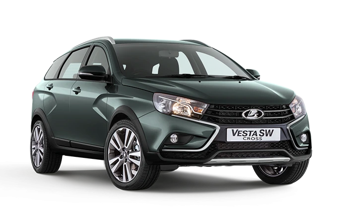 Купить Lada Vesta SW Cross 2024 2025 в Новосибирске - Летный микрорайон 12 - auto-stocks.ru - цвет Серо-голубой "Фантом" (496)