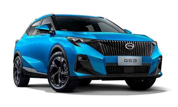 Купить Gac GS3 NEW 2024 2025 в Новосибирске - Летный микрорайон 12 - auto-stocks.ru - цвет Голубой