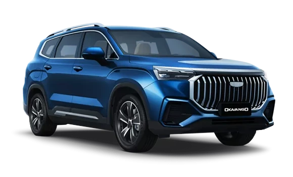 Купить Geely Okavango NEW 2024 2025 в Новосибирске - Летный микрорайон 12 - auto-stocks.ru - цвет Синий металлик