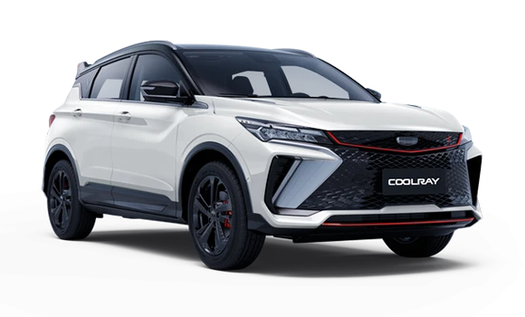 Купить Geely Coolray  2024 2025 в Новосибирске - Летный микрорайон 12 - auto-stocks.ru - цвет Белый