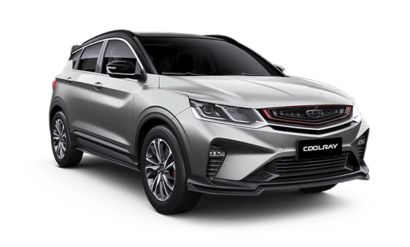 Купить Geely Coolray  2024 2025 в Новосибирске - Летный микрорайон 12 - auto-stocks.ru - цвет Серо-голубой металлик