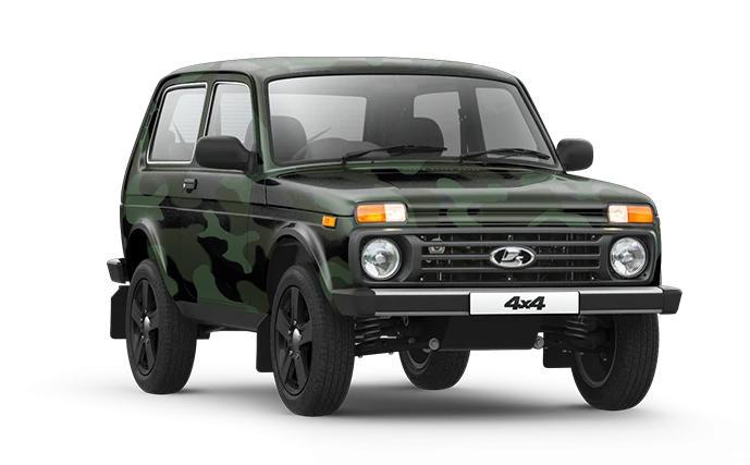 Купить Lada 4x4 3 дв. 2024 2025 в Новосибирске - Летный микрорайон 12 - auto-stocks.ru - цвет Комбинированный: зеленый, коричневый "Камуфляж джунгли" (820)