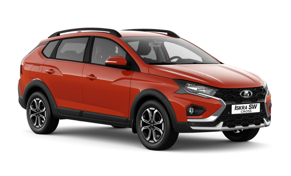 Купить Lada Iskra SW Cross I 2024 2025 в Новосибирске - Летный микрорайон 12 - auto-stocks.ru - цвет Ярко-оранжевый "Табаско"