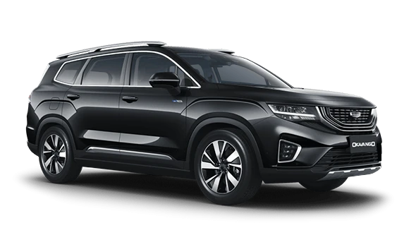 Купить Geely Okavango  2024 2025 в Новосибирске - Летный микрорайон 12 - auto-stocks.ru - цвет Черный