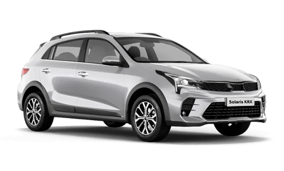 Купить Solaris KRX  2024 2025 в Новосибирске - Летный микрорайон 12 - auto-stocks.ru - цвет Sleek Silver