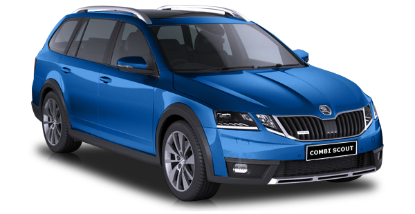 Купить Skoda Octavia Scout III (A7) Рест 2025 2026 в Новосибирске - Летный микрорайон 12 - auto-stocks.ru - цвет Pacific Blue