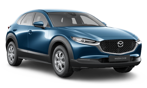 Купить Mazda CX-30 I 2025 2026 в Новосибирске - Летный микрорайон 12 - auto-stocks.ru - цвет Deep crystal blue