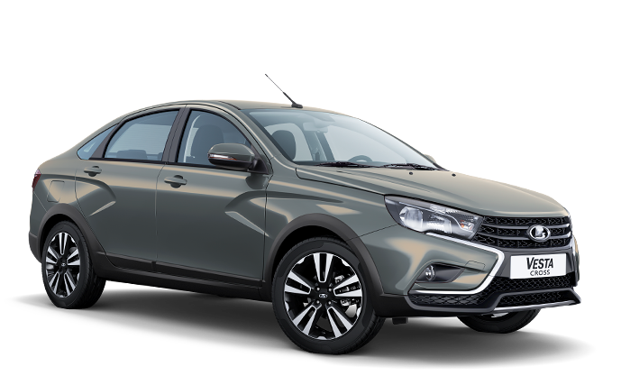 Купить Lada Vesta Cross I 2025 2026 в Новосибирске - Летный микрорайон 12 - auto-stocks.ru - цвет Серый "Плутон" (608)