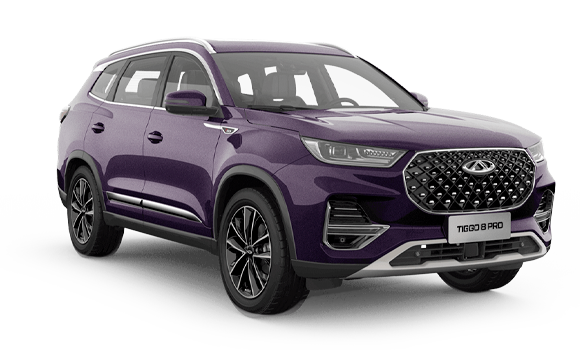 Купить Chery Tiggo 8 Pro I 2025 2026 в Новосибирске - Летный микрорайон 12 - auto-stocks.ru - цвет Королевский пурпур