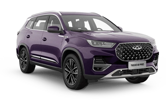 Купить Chery Tiggo 8 Pro  2024 2025 в Новосибирске - Летный микрорайон 12 - auto-stocks.ru - цвет Королевский пурпур