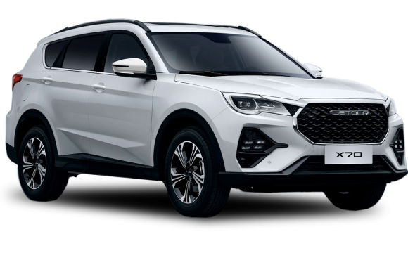 Купить Jetour X70 I Рест 2 2024 2025 в Новосибирске - Летный микрорайон 12 - auto-stocks.ru - цвет Белый