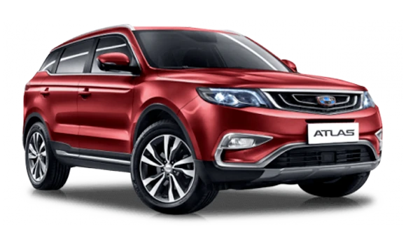 Купить Geely Atlas  2024 2025 в Новосибирске - Летный микрорайон 12 - auto-stocks.ru - цвет Красный