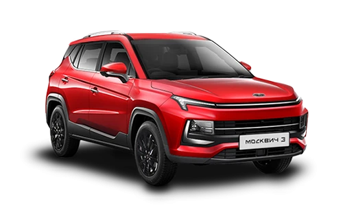 Купить Moskvich 3  2024 2025 в Новосибирске - Летный микрорайон 12 - auto-stocks.ru - цвет Красный