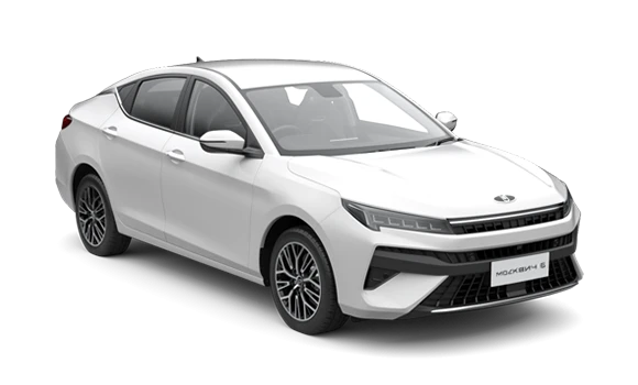 Купить Moskvich 6  2024 2025 в Новосибирске - Летный микрорайон 12 - auto-stocks.ru - цвет Белый