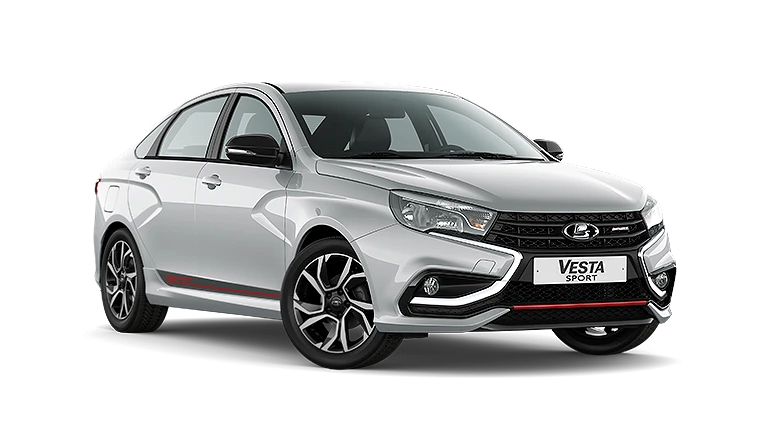 Купить Lada Vesta Sport 2024 2025 в Новосибирске - Летный микрорайон 12 - auto-stocks.ru - цвет Серебристый "Платина"