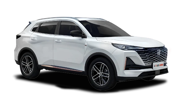 Купить Сhangan CS55PLUS  2024 2025 в Новосибирске - Летный микрорайон 12 - auto-stocks.ru - цвет Перламутровый белый