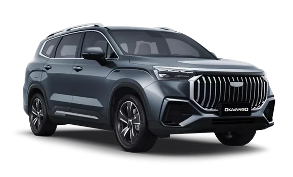 Купить Geely Okavango NEW 2024 2025 в Новосибирске - Летный микрорайон 12 - auto-stocks.ru - цвет Серый металлик
