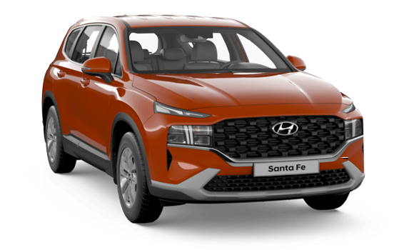 Купить Hyundai Santa Fe IV Рест 2025 2026 в Новосибирске - Летный микрорайон 12 - auto-stocks.ru - цвет Красно-оранжевый / Lava Orange
