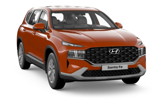 Купить Hyundai Santa Fe New  2024 2025 в Новосибирске - Летный микрорайон 12 - auto-stocks.ru - цвет Красно-оранжевый / Lava Orange