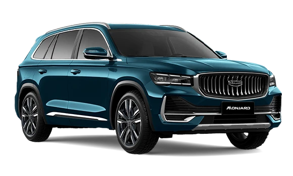 Купить Geely Monjaro  2024 2025 в Новосибирске - Летный микрорайон 12 - auto-stocks.ru - цвет Голубой