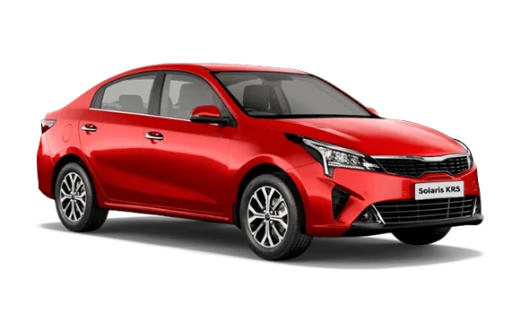 Купить Solaris KRS  2024 2025 в Новосибирске - Летный микрорайон 12 - auto-stocks.ru - цвет Fiery Red