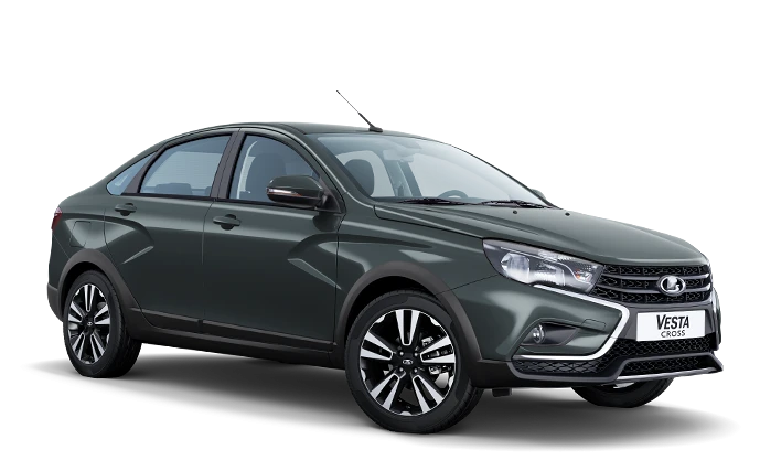 Купить Lada Vesta Cross 2024 2025 в Новосибирске - Летный микрорайон 12 - auto-stocks.ru - цвет Серо-голубой "Фантом" (496)