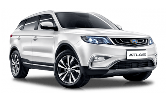 Купить Geely Atlas I 2025 2026 в Новосибирске - Летный микрорайон 12 - auto-stocks.ru - цвет Белый
