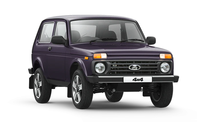 Купить Lada 4x4 3 дв. 2024 2025 в Новосибирске - Летный микрорайон 12 - auto-stocks.ru - цвет Глубокий фиолетовый "Бенефис" (135)