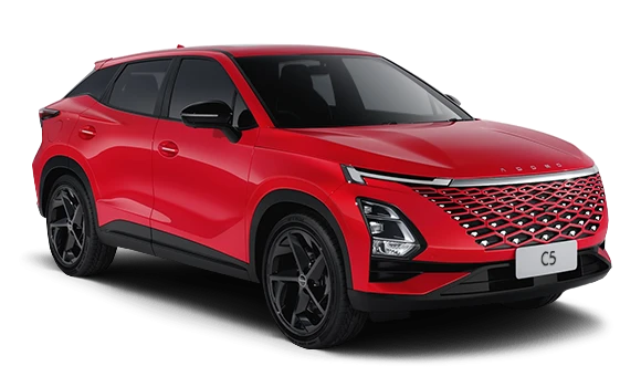 Купить Omoda C5  2024 2025 в Новосибирске - Летный микрорайон 12 - auto-stocks.ru - цвет Red