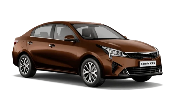 Купить Solaris KRS  2024 2025 в Новосибирске - Летный микрорайон 12 - auto-stocks.ru - цвет Cognac Brown