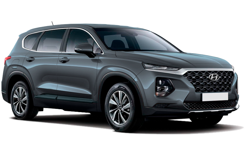 Купить Hyundai Santa Fe IV 2025 2026 в Новосибирске - Летный микрорайон 12 - auto-stocks.ru - цвет Typhoon Silver (T2X)