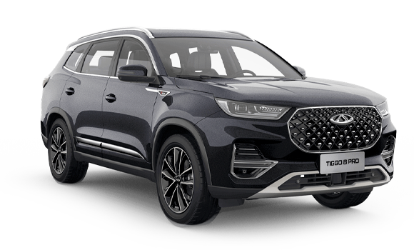 Купить Chery Tiggo 8 Pro  2024 2025 в Новосибирске - Летный микрорайон 12 - auto-stocks.ru - цвет Глубокий черный