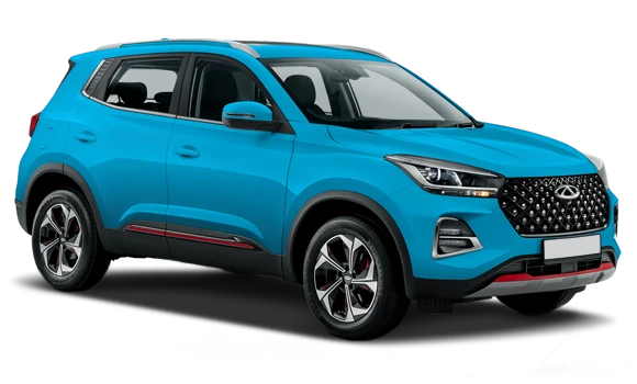 Купить Chery Tiggo 4 Pro  2024 2025 в Новосибирске - Летный микрорайон 12 - auto-stocks.ru - цвет Небесно голубой