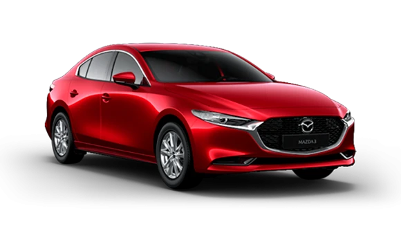 Купить Mazda New 3 Sedan  2024 2025 в Новосибирске - Летный микрорайон 12 - auto-stocks.ru - цвет Soul Red