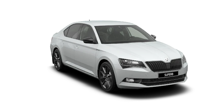Купить Skoda Superb Sportline 2024 2025 в Новосибирске - Летный микрорайон 12 - auto-stocks.ru - цвет Белый Moon металлик