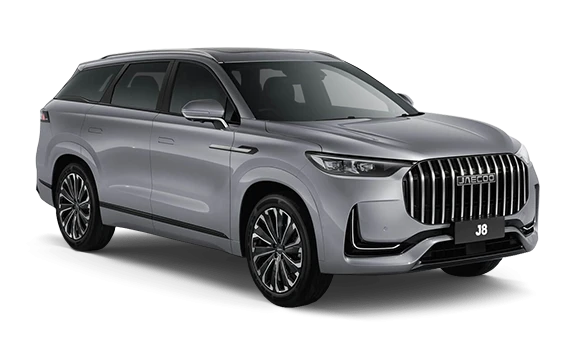 Купить Jaecoo J8  2024 2025 в Новосибирске - Летный микрорайон 12 - auto-stocks.ru - цвет Серебристый