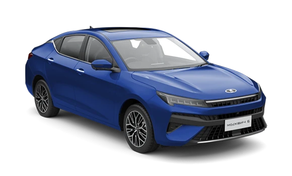 Купить Moskvich 6  2024 2025 в Новосибирске - Летный микрорайон 12 - auto-stocks.ru - цвет Синий
