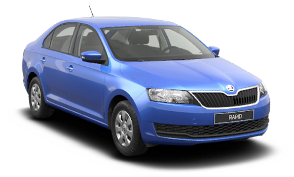 Купить Skoda Rapid I Рест 2025 2026 в Новосибирске - Летный микрорайон 12 - auto-stocks.ru - цвет Синий Reef металлик