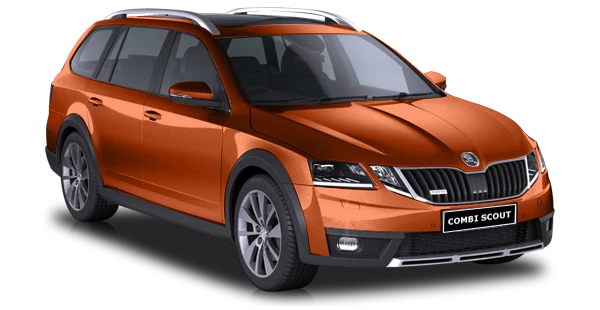Купить Skoda Octavia Scout 2024 2025 в Новосибирске - Летный микрорайон 12 - auto-stocks.ru - цвет Redish Orange