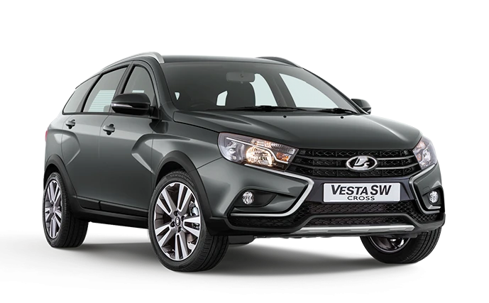 Купить Lada Vesta SW Cross 2024 2025 в Новосибирске - Летный микрорайон 12 - auto-stocks.ru - цвет Серый "Плутон" (608)