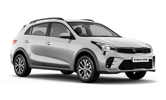 Купить Solaris KRX  2024 2025 в Новосибирске - Летный микрорайон 12 - auto-stocks.ru - цвет Atlas White