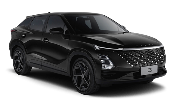 Купить Omoda C5  2024 2025 в Новосибирске - Летный микрорайон 12 - auto-stocks.ru - цвет Black