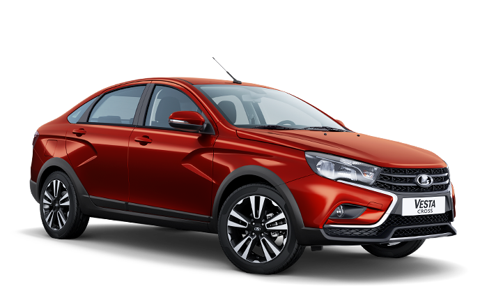 Купить Lada Vesta Cross I 2025 2026 в Новосибирске - Летный микрорайон 12 - auto-stocks.ru - цвет Красный "Сердолик" (195)