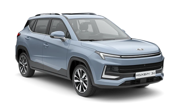Купить Moskvich 3e  2024 2025 в Новосибирске - Летный микрорайон 12 - auto-stocks.ru - цвет Голубой