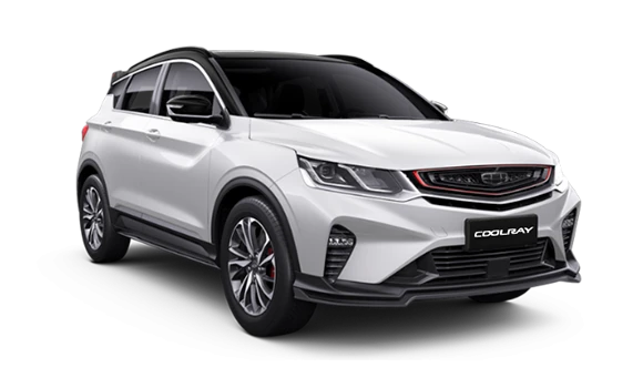 Купить Geely Coolray  2024 2025 в Новосибирске - Летный микрорайон 12 - auto-stocks.ru - цвет Белый